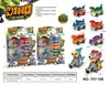 Juguete de motocicleta de dinosaurio para niños transfronterizo, de fricción, todoterreno de simulación, dinosaurio de cuatro ruedas, de fricción, para niños
