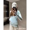 Chamarra con capucha de corte ajustado para mujer, nuevo estilo primavera y otoño 2026, top con capucha chic de principios de otoño, atuendo de principios de otoño, estilo de otoño para mujer