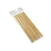 Fabricante de Brochetas Desechables de Bambú 2.5*20 Palitos Desechables para Paletas Brochetas para Barbacoa Redondas Planas Maifeng Flip Roast