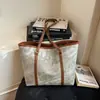Bolso de Hombro Retro de Gran Capacidad de Nuevo Estilo Transfronterizo de Nicho, Bolso de Hombro a la Moda con Textura de Alta Calidad, Bolso Tote Mate para Viajes