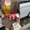 Bolso de Mano y Bandolera Nuevo Diseño a Cuadros Otoño e Invierno 2025 Bolso Cuadrado Pequeño con Diseño a Cuadros Pu