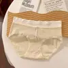 Ropa interior para mujer, Algodón puro, Algodón para niñas, Antibacteriana Grado 10A, Categoría A, Algodón para bebé, Entrepierna extendida, Bragas de cadera media para mujer