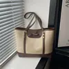 2026 Atacado Bolsa Feminina Verão Novo Estilo Patchwork Color-Block para o Trabalho Bolsa de Ombro Grande Capacidade Bolsas Tote de Mão/Sob o Braço