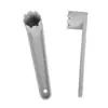 Válvula de ar de 8 furos, chave de 6 dentes/8 dentes, kit de reparo de acessório para prancha de stand up paddle cinza/preto, ferramenta para barcos infláveis e bote inflável