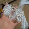 Ribete de Encaje Recto de un Solo Lado para Cuellos y Puños de Ropa, Accesorios Decorativos, Materiales para Velos DIY