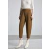 Calça Afunilada de Nove Pontos para Mulheres, Outono e Inverno 2026, Formato Casulo, Emagrecedora, Petite, Solta, Versátil, Calça Casual Feminina