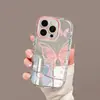 Linda Mariposa Adecuada para Funda de Teléfono Móvil Apple Iphone16 Huawei 17Promax Anticaídas Funda Protectora Integral 15