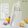 Conjunto de Facas Personalizado de Fábrica Cozinha Aço Inoxidável Afiado e Durável Faca de Fatiar Faca de Frutas Suporte para Facas Conjunto de Cinco Peças