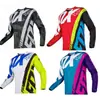 Ropa para Carreras Todoterreno Transfronterizas Camiseta Versátil de Manga Larga Top de Secado Rápido Tallas Europeas y Americanas Corte Holgado Ropa para Ciclismo Ropa para Descenso