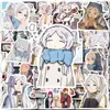 55 Piezas de Frieren: Pegatinas de Graffiti Beyond Journey's End, Pegatinas Impermeables Lindas Estilo Anime para Diarios, Botellas de Agua y Cuadernos