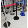Barandilla de Aislamiento de Alambre de Acero Inoxidable Personalizada de 1.0m Línea de Advertencia Valla Retráctil de Seguridad Gestión de Colas Venta Caliente Transfronteriza