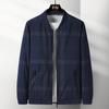 Chaqueta de Béisbol Suelta para Hombre Primavera Otoño Chaqueta para Papá de Mediana Edad Abrigo Protector Solar de Verano