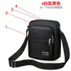 Comércio Exterior Transfronteiriço Bolsa de Ombro Masculina Bolsa Transversal de Tecido Oxford Impermeável Casual Moda Multi-camadas Zíper Grande Capacidade Cabelo