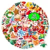 50 Adesivos de Grafite Cartoon de Natal Chapéu de Natal Rena DIY Suitcase Decorativa Adesivo para Caderno Papel