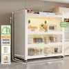 Nuevo Estante de Cocina de Pie Gabinete de Almacenamiento Multicapa Multifuncional Gabinete Lateral para Horno Microondas Gabinete de Almacenamiento para Bowls