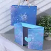 Caja de Regalo de Cumpleaños con Acabado de Alta Gama, Caja de Regalo para Novio, Caja de Regalo Sorpresa Romántica de Cumpleaños, Diseño Engrosado, Caja de Regalo Cielo Estrellado