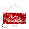 Decorações de Natal de madeira transfronteiriças, Enfeites pendurados festivos DIY, Árvore de Natal, Decorações de fundo de parede