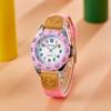 Reloj de pulsera de nailon resistente al agua con diseño de dibujos animados para niños, venta al por mayor de fábrica, con correa de lona y cuarzo, ideal para estudiantes y niños.