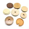 Tapas de Botella de Madera Maciza, Frascos de Almacenamiento, Tapas Selladas, Varios Estilos de Frascos Sellados, Tapas de Madera, Latas para Té, Tazas, Tapas Creativas de Madera