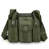 Bolso Cruzado Camuflado para Hombre Transfronterizo, Bolso de Hombro Impermeable de Nylon de Gran Capacidad, Bolso Cruzado Pequeño de Moda para Hombre con Múltiples Bolsillos