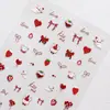 Sky New Fresas Conejito Pegatinas para Uñas Arte de Uñas Lindo Moño Tridimensional Adhesivo Relieve Decoración de Uñas Pegatinas para Uñas