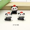 Lindos accesorios de resina de panda al por mayor, pegamento de crema para bricolaje, funda para teléfono, horquilla, hebilla de zapato, pegatina para refrigerador, caja de almacenamiento, material
