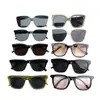 2025 nuevos gafas de sol gm negras populares coreanas para hombre y mujer montura generosa