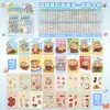Adesivos de Fantasia Dupla Face, Adesivos Doudou para Crianças, Adesivos DIY para Unhas, Livro de Mini Adesivos Fofo, Adesivos de Princesa, Suporta Dropshipping