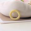 Nuevos Scrunchies de Cuerda de Teléfono de Serie de Colores, Bandas para el Cabello Sencillas Impermeables, Cuerdas para el Cabello Versátiles para Niñas, Accesorios para el Cabello de Cuerda de Teléfono para Adultos
