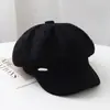 Novo Chapéu Octogonal Retrô Britânico Feminino Primavera Outono Moda Literário Versátil Boné de Jornaleiro Estilo Pequeno Chanel Boina Casual