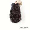 Peluca para Mujer, Coleta, Cabello Sintético, Estilo de Atar, Pelo Corto Rizado de Conejo, Rizos Flor de Peral, Trenzas para Mujer, Coleta Baja, Cabello Largo Rizado