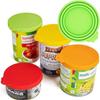 Tapa de silicona transfronteriza multiusos para conservación de alimentos, a prueba de humedad, tres especificaciones, tapa sellada de protección ambiental, logotipo imprimible