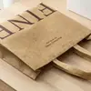 Bolsas Tote de Tecido Não Tecido Laminado, Sacolas para Embalagem de Presentes, Sacolas para Lojas de Roupas, Sacolas Espessas para Compras de Roupas Femininas, em Estoque