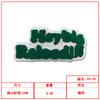 Patches Bordados Coloridos com Letras em Inglês para Chapéus, Bolsas, Acessórios de Roupa, Patches Bordados Decorativos - Em Estoque