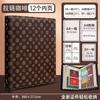 Bolsa de Armazenamento de Certificado de Família com Fivela Magnética de Couro Livro de Armazenamento com Folhas Soltas A4 Livro de Arquivo de Certificado e Conta Capa Protetora