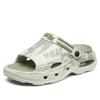 Pantuflas de Verano Transpirables de Dos Colores con Punta Abierta y Suela Gruesa para Hombre, Sandalias de Playa de Moda para Exteriores que se Sienten como Caminar sobre Mierda