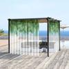 1 pieza nueva mosquitera con patrón de flores impresión digital 3D directo de fábrica decoración dormitorio sala de estar mosquitera con barra para colgar