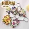 Chaveiro Acessório Desenho Animado Plano de PVC 2D Tridimensional Pingente de Chave One Piece Chaveiro de Resina Personalizado