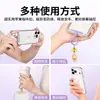 Gancho para cordão de celular, fivela de anel, anel de estilingue, acessório para pendurar, rotação de 360 graus, anel de aço inoxidável giratório, gancho de acessório DIY