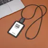 Chuva de Outono Cartão de Funcionário Cartão de Identidade Retrátil Integrado Crachá de Cartão Cartão de Identidade Cordão de Silicone Porta-Cartão