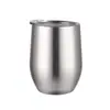 Taza de Cáscara de Huevo con Barriga Grande Copa de Vino Tinto en Forma de U 12oz Acero Inoxidable Vacío de Doble Pared Taza Aislante de Huevo Taza Aislante Creativa