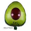 Globo de Película de Aluminio de Cactus, Globo de Fiesta de Sandía y Piña, Globo Decorativo de Flotador de Natación de Hot Cakes Mexicanos