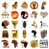 50 pegatinas con temática africana, productos transfronterizos más vendidos, con logotipos, edificios, animales, grafitis, cascos, planificadores, botellas de agua y pegatinas para refrigerador