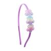 Nuevo Color Amor Aro para el Cabello Niñas Brillo Estrella de Cinco Puntas Flor Tarjeta para el Cabello Joyería Diadema Dulce para Niños