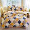 Novo Conjunto de Quatro Peças de Lençol de Algodão Escovado para Casa, Dormitório, Cama de Estudante, Conjunto de Quatro Peças Atacado, Lençóis e Conjunto de Capa de Edredom