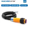 Sensor Fotoelétrico Refletivo Difuso E3F-DS30C4/C2/P1/P2 Três Fios NPN Normalmente Aberto 24V