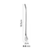 Pajita de Acero Inoxidable 304 Pajita Creativa Desmontable Cuchara con Filtro de Doble Propósito Cuchara para Remover Té de Leche Café Cuchara para Té Mate