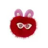 Pingente Chaveiro de Carro de Boneca de Pelúcia, Pingente Charmoso de Mochila de Pelúcia, Pingente de Brinquedo Pom-Pom de Desenho Animado, Estilo Ins