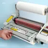 Máquina Plastificadora Totalmente Automática Mingyu Doble Cara Eléctrica Montaje en Caliente Autoadhesiva Etiqueta de Cristal Montaje en Frío Foto Impresión UV Máquina Plastificadora