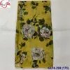 Atacado do Fabricante Impressão Digital Planta Florais Estilo Retrô Tecido Leve de Algodão Design DIY Tecido Feminino